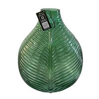 Üvegváza Zöldike - L - zöld, Design, üveg (24/30/16cm)