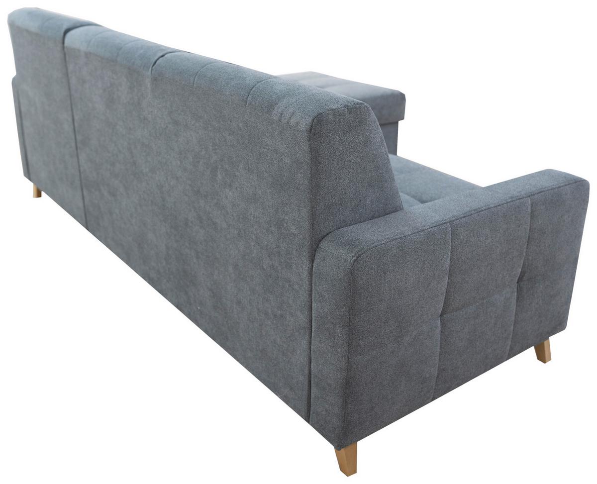 Kutna Garnitura Lars - prirodne boje/boje petroleja, Design, tekstil/drvo (223/161cm) - Based