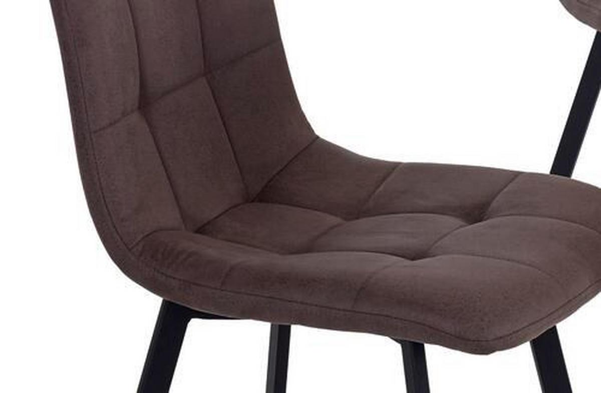 Garnitura Stola I Stolica Lech - siva/boje hrasta, Moderno, drvni materijal/metal (140/76/80cm)