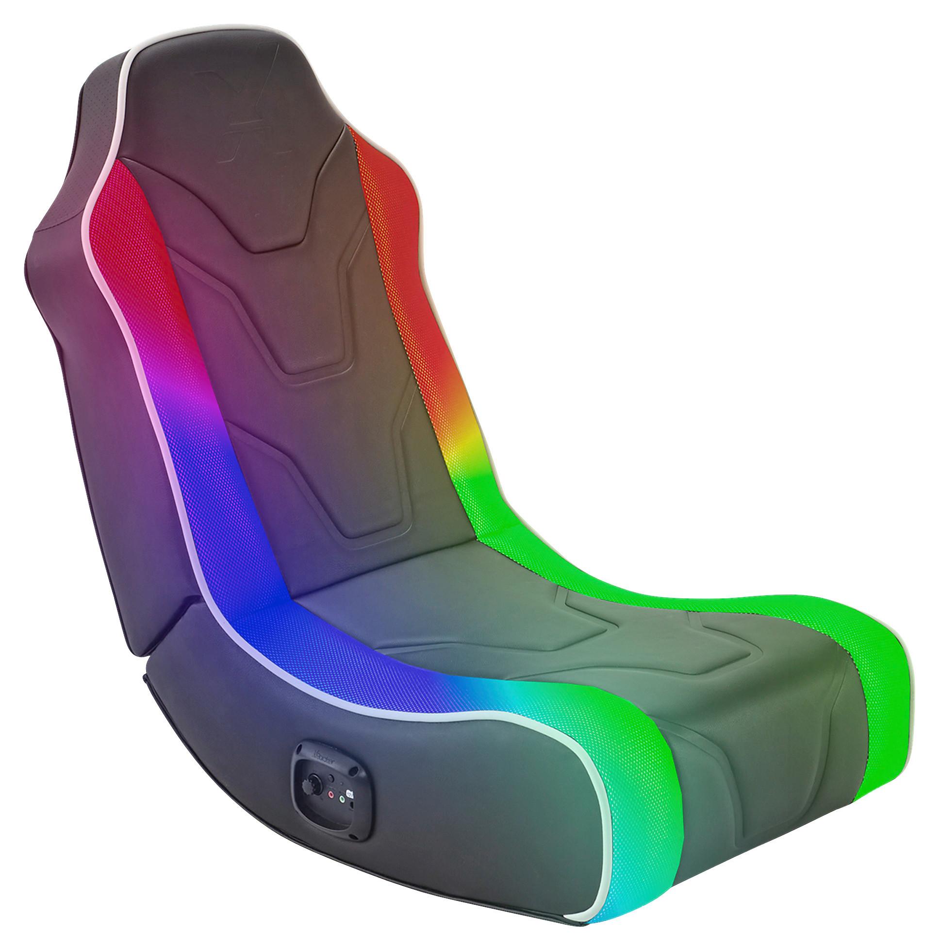 Gamingsessel Chimera ca. 42x68x74 cm Schwarz - Schwarz, MODERN, Kunststoff/Textil (42/68/74cm) - X Rocker