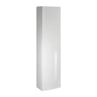 Dulap înalt Armonia - alb, Modern, material pe bază de lemn (33/140/16cm)