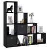 Standregal Napoli Schwarz - Schwarz, KONVENTIONELL, Holzwerkstoff/Kunststoff (142,5/138,5/29cm) - MID.YOU