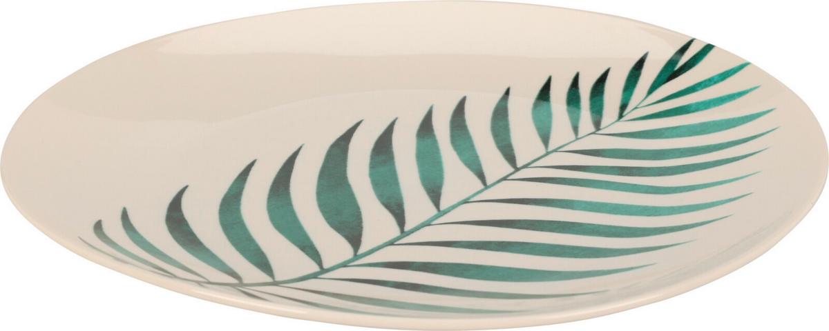 Desszertes Tányér Leaf - Trend, kerámia (20,5/1,8cm)