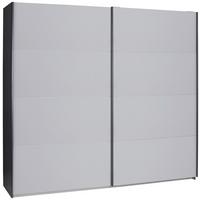 DULAP FELDKIRCH - gri închis/gri lucios intens, Modern, sticlă/material pe bază de lemn (271/229/62cm)