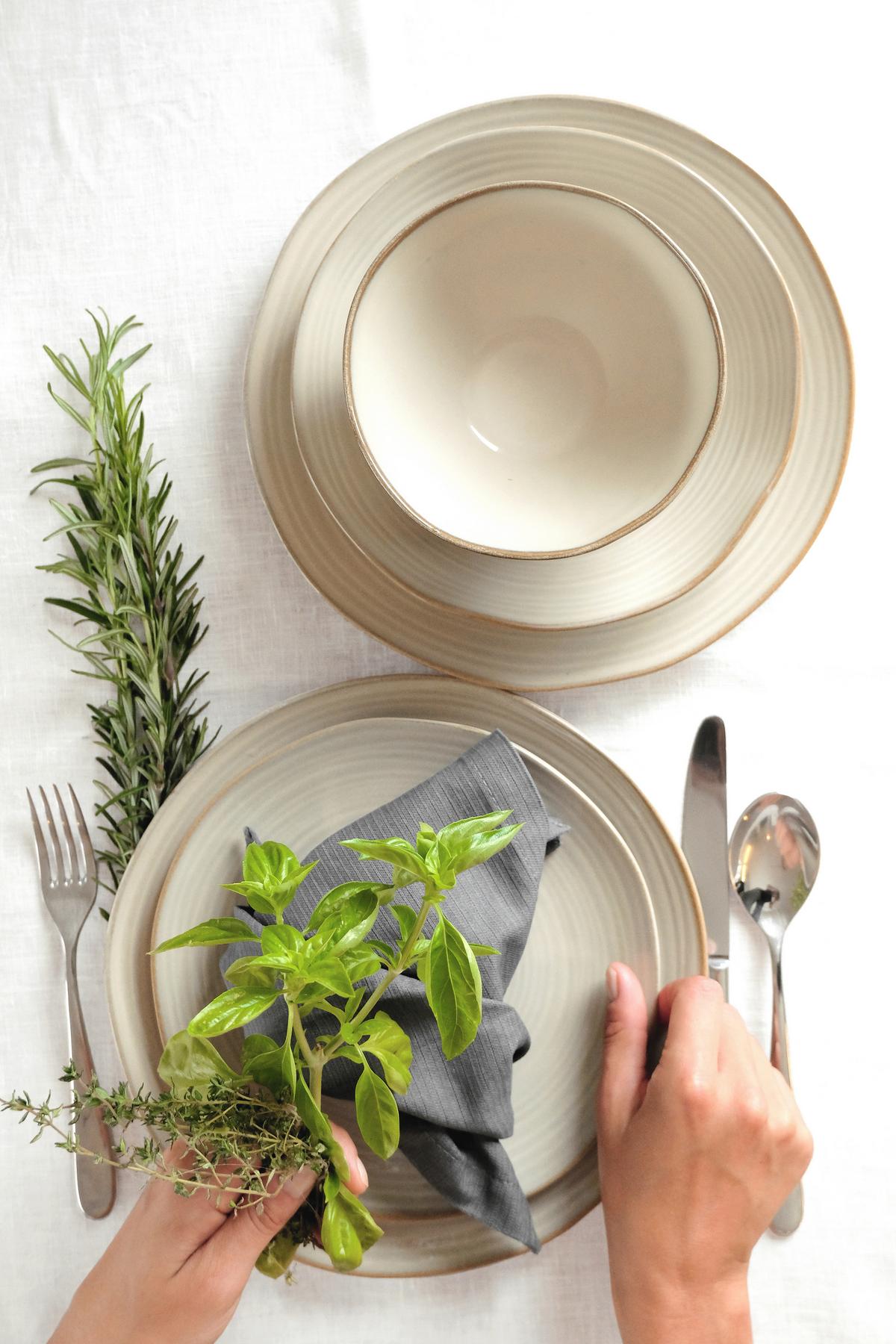 FRÜHSTÜCKSSET FRÜHSTÜCKSSET, 931818 - Beige, Basics, Keramik - Mäser
