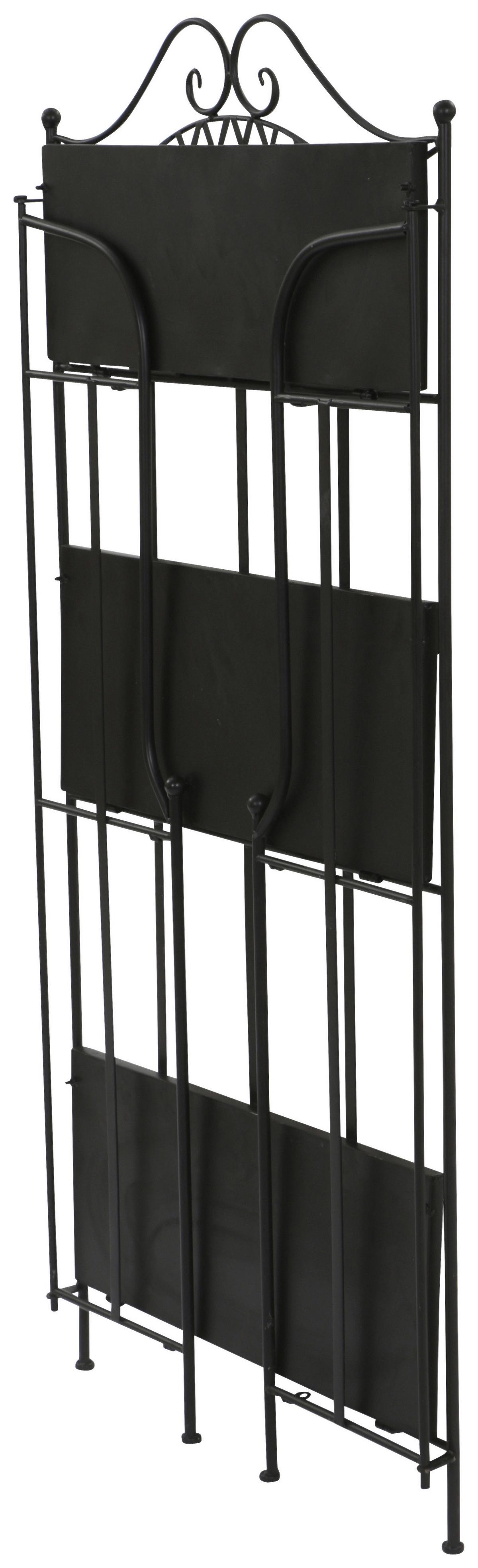 GARTENREGAL 380823 - Multicolor/Schwarz, MODERN, Keramik/Metall (62/142/29cm) - Siena Garden