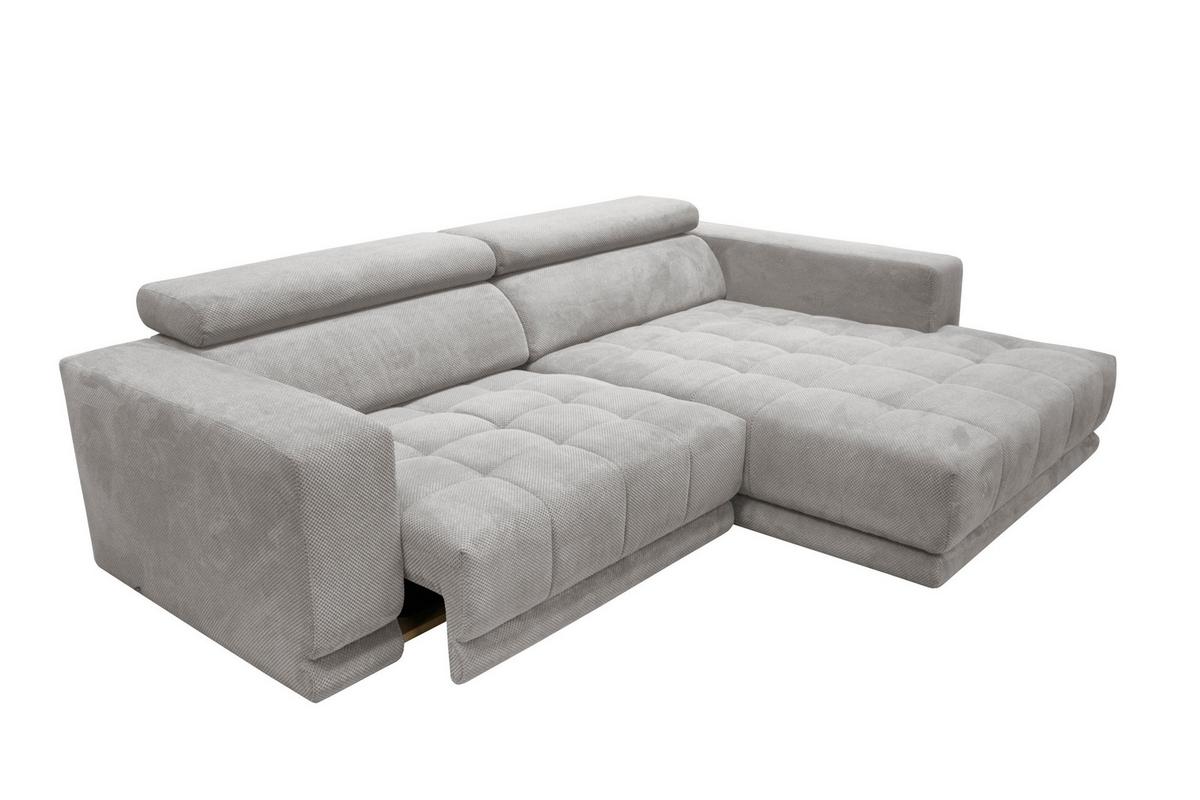 Kutna Garnitura Portland - siva/crna, Moderno, tekstil/plastika (275/78-98/197cm) - Premium Living