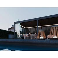 PERGOLA DELUXE 3,6X7,2M ANTHRAZIT - Anthrazit, Basics, Metall (720/255/360cm) - Gardenson