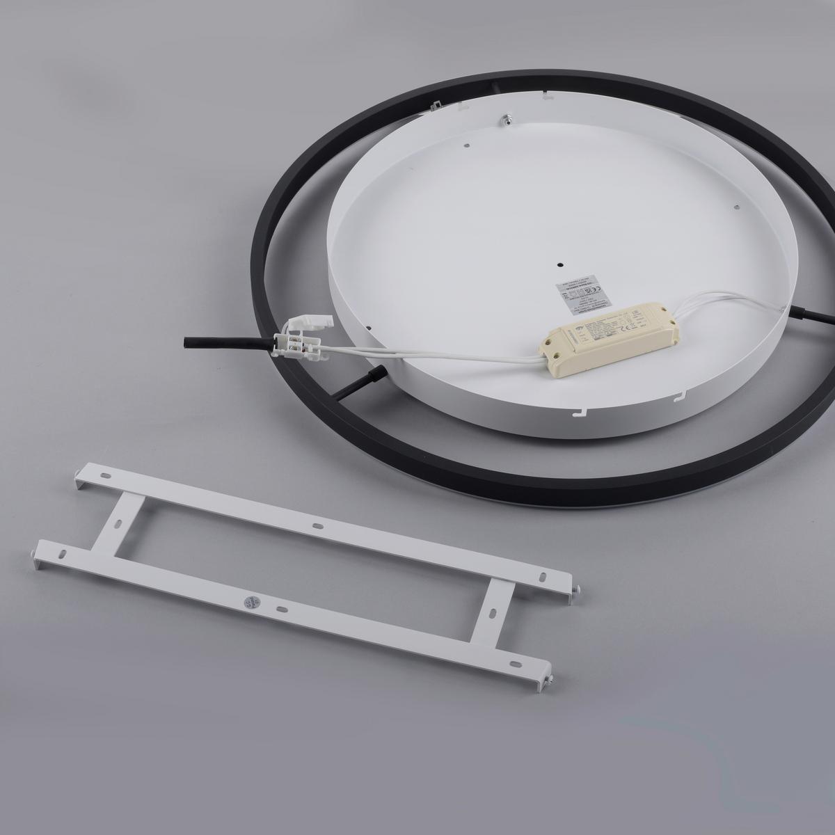 KINKIET 15392-66 GREEN RITUS - Natur, tworzywo sztuczne/materiały naturalne (58,5/58,5/5,3cm)