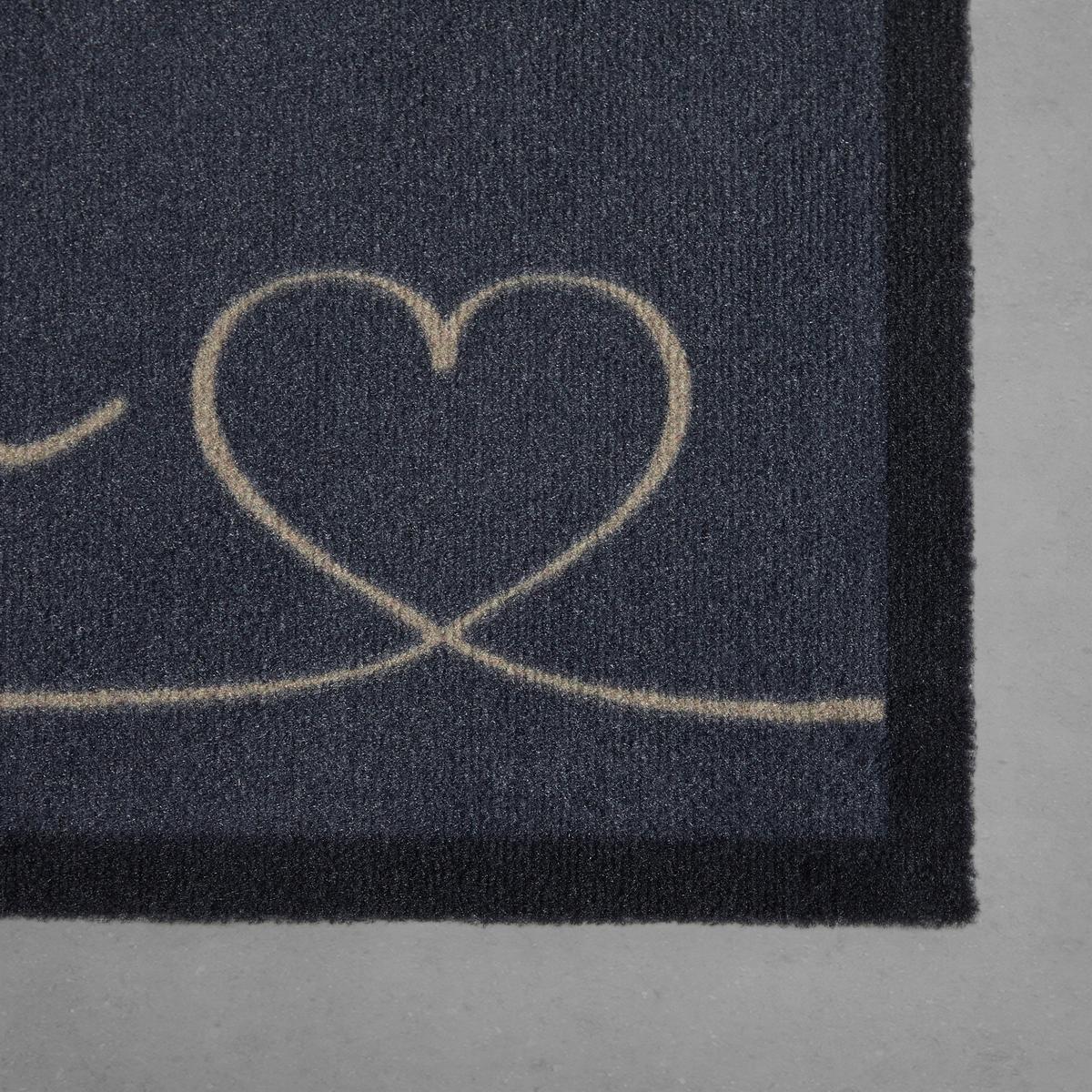 Läufer Hearty Line in Grau ca. 50x150cm - Grau, Basics, Kunststoff (50/150cm) - Modern Living