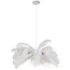 HANGLAMP FEDI - Wit, Modern, Textiel/Metaal (55/120cm)