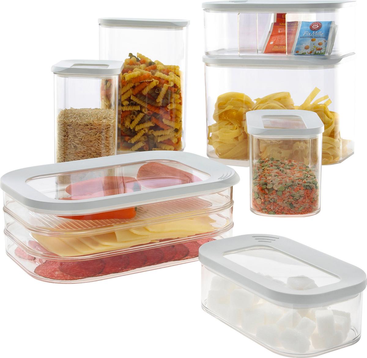 POJEMNIK KUCHENNY 106911030600 - biały/przezroczysty, Basics, tworzywo sztuczne (2l) - Mepal