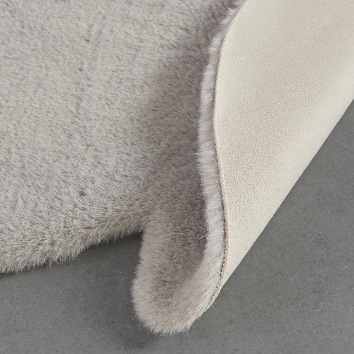 Blană sintetică Marlene - gri, textil/blană (90/60cm) - Modern Living