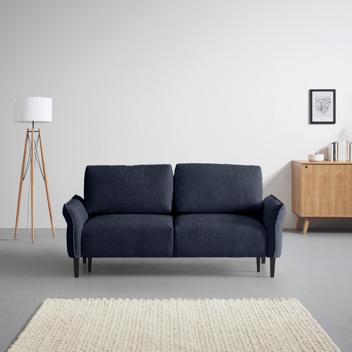 CANAPEA CU 3 LOCURI CUSTOM - crem/albastru închis, Modern, textil (183/85/92cm) - Mömax