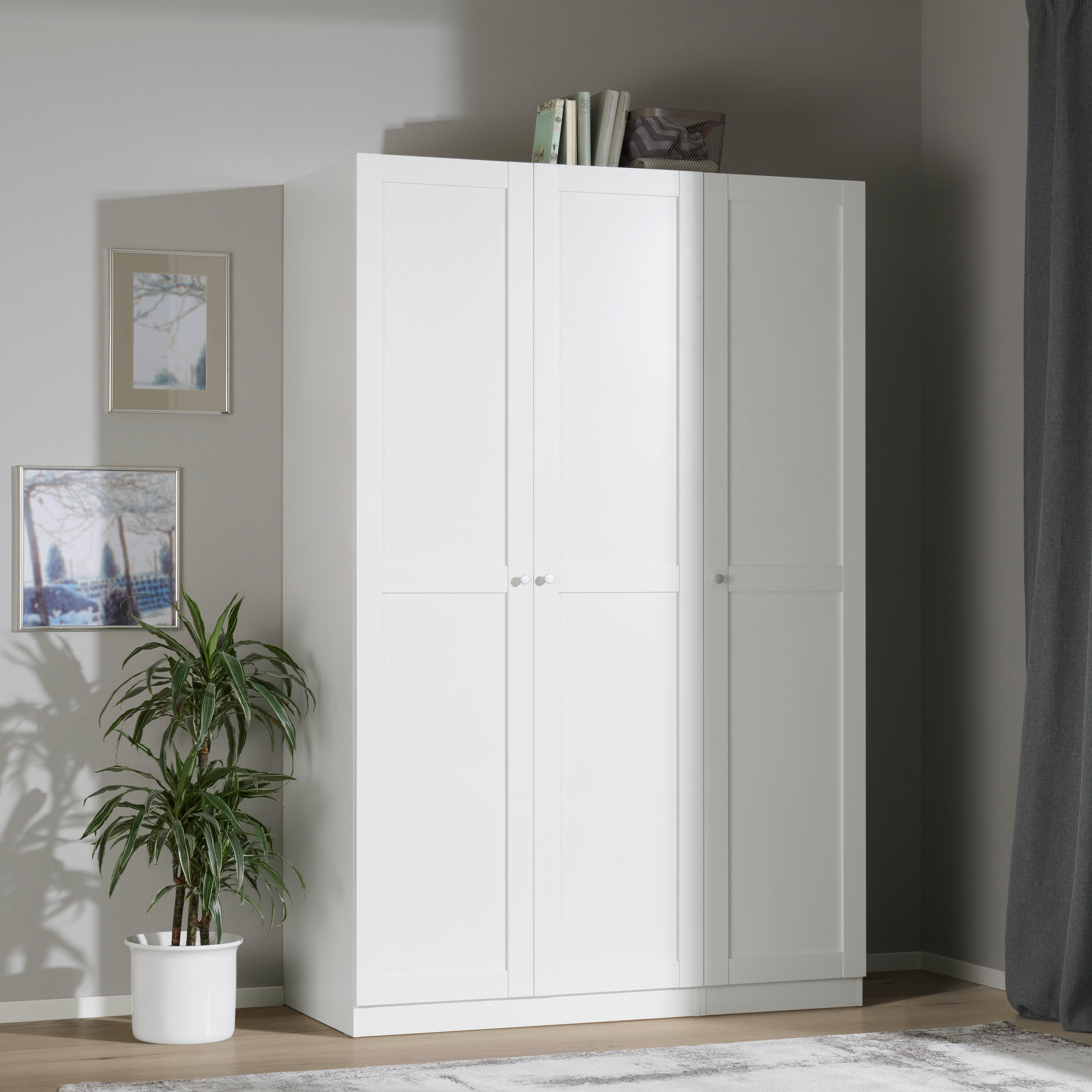 GARDEROBSSTOMME UNIT -BASED- - vit, Modern, trämaterial (45,6/210/56,5cm) - Based