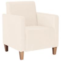 SESSEL MILLA - Creme/Naturfarben, Design, Holz/Textil (71/81/70cm) - Max Winzer