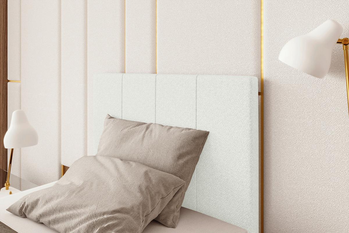 Boxbett Odin Creme ca. 90x200cm - Creme/Schwarz, KONVENTIONELL, Kunststoff/Textil (90/200cm) - Based