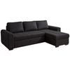 Ecksofa Poll Anthrazit - Anthrazit, MODERN, Textil (243/85/155cm) - Mömax