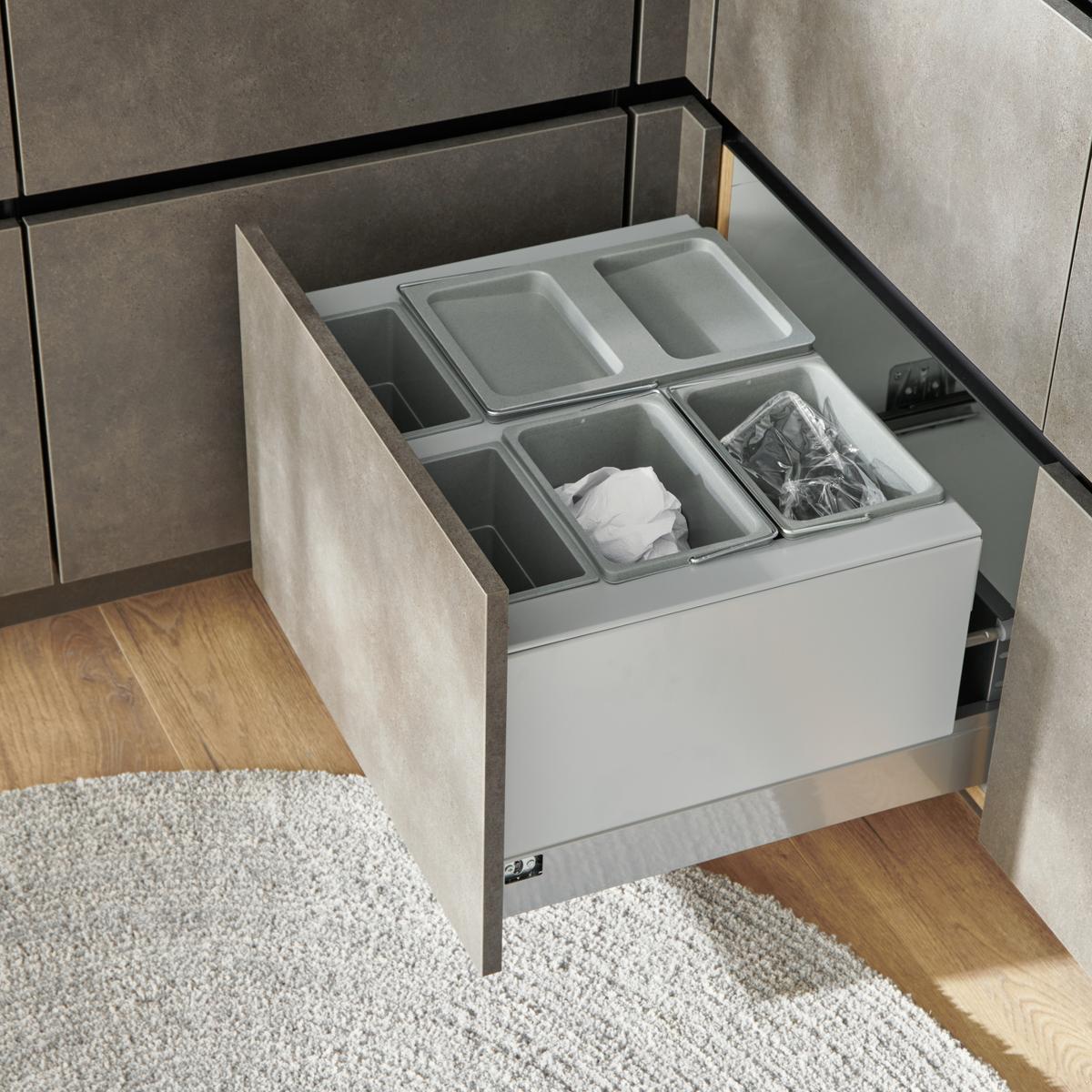 Bucătărie la comandă Riva - Modern, material pe bază de lemn (287/216cm) - Nobilia