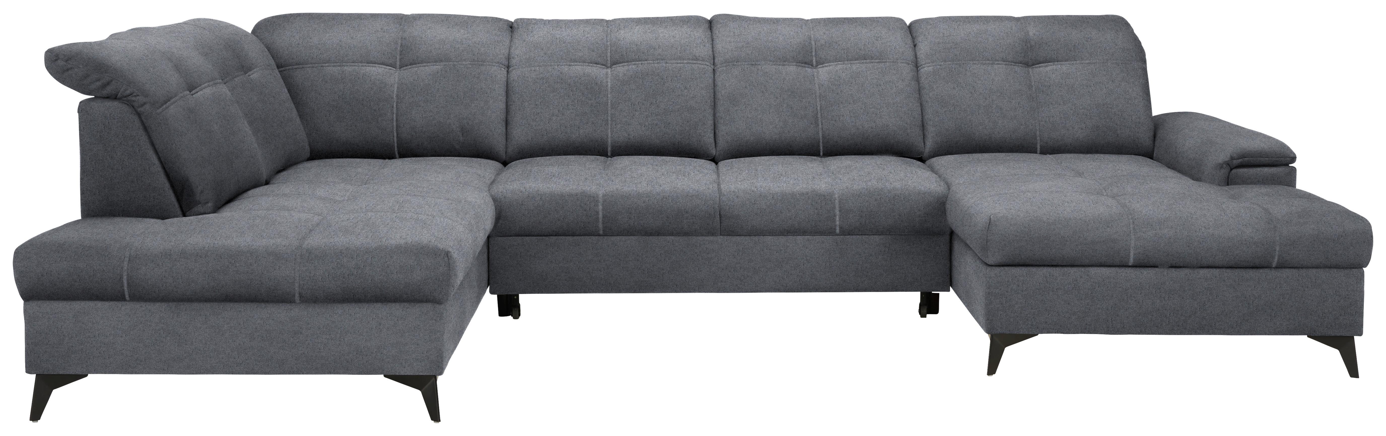 Colțar SIERRA - gri, Modern, textil (230/364/181cm) - Mömax