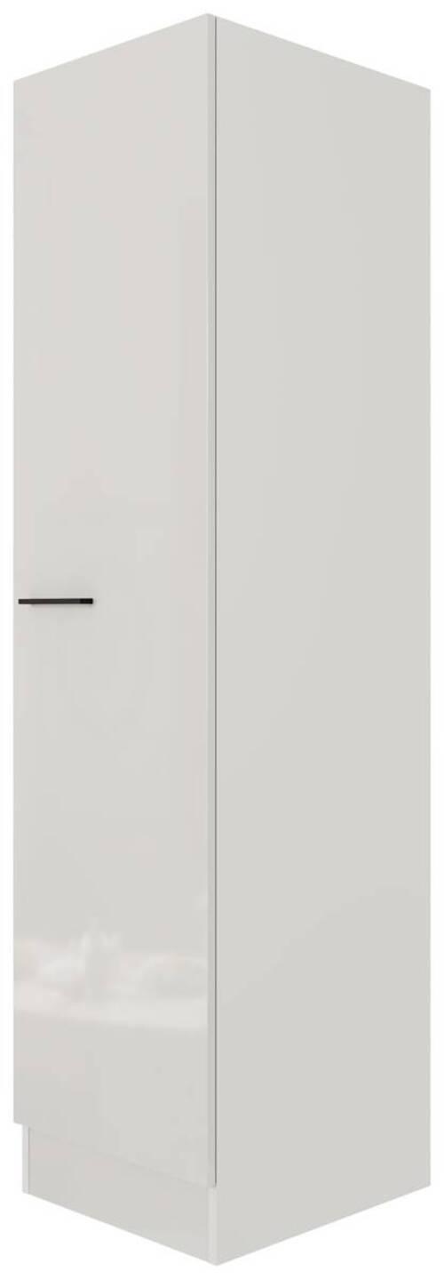 Geschirrschrank in Lichtgrau glänzend. - Hellgrau/Grau, MODERN (50/200/57cm) - FlexWell
