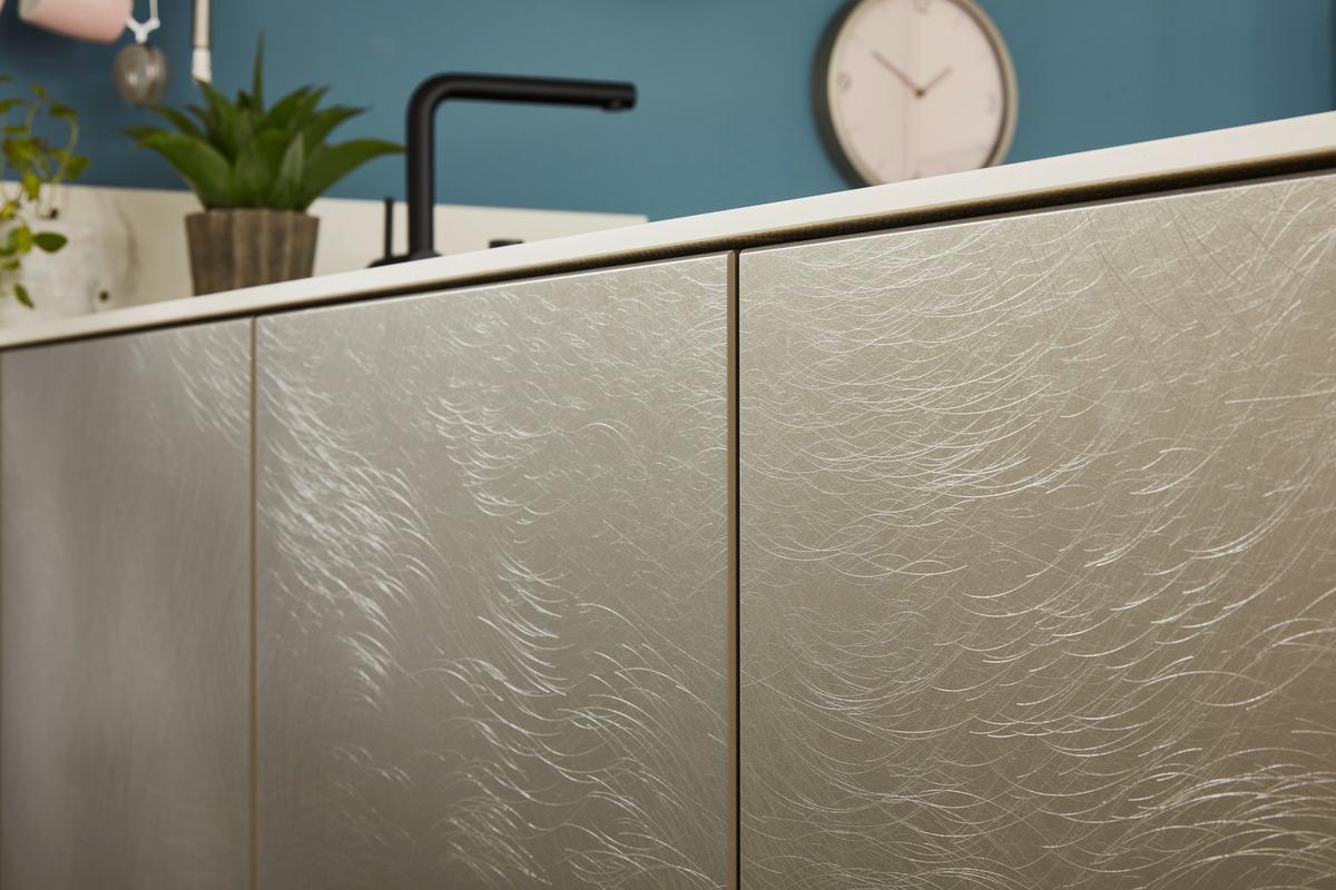 Einbauküche Vegas-Plus - Weiss/Beige, Modern, Holzwerkstoff (245/240cm) - Dieter Knoll