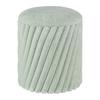 Hocker Cady Grün - Grün, ROMANTIK / LANDHAUS, Holzwerkstoff/Textil (37/40/37cm) - Mömax