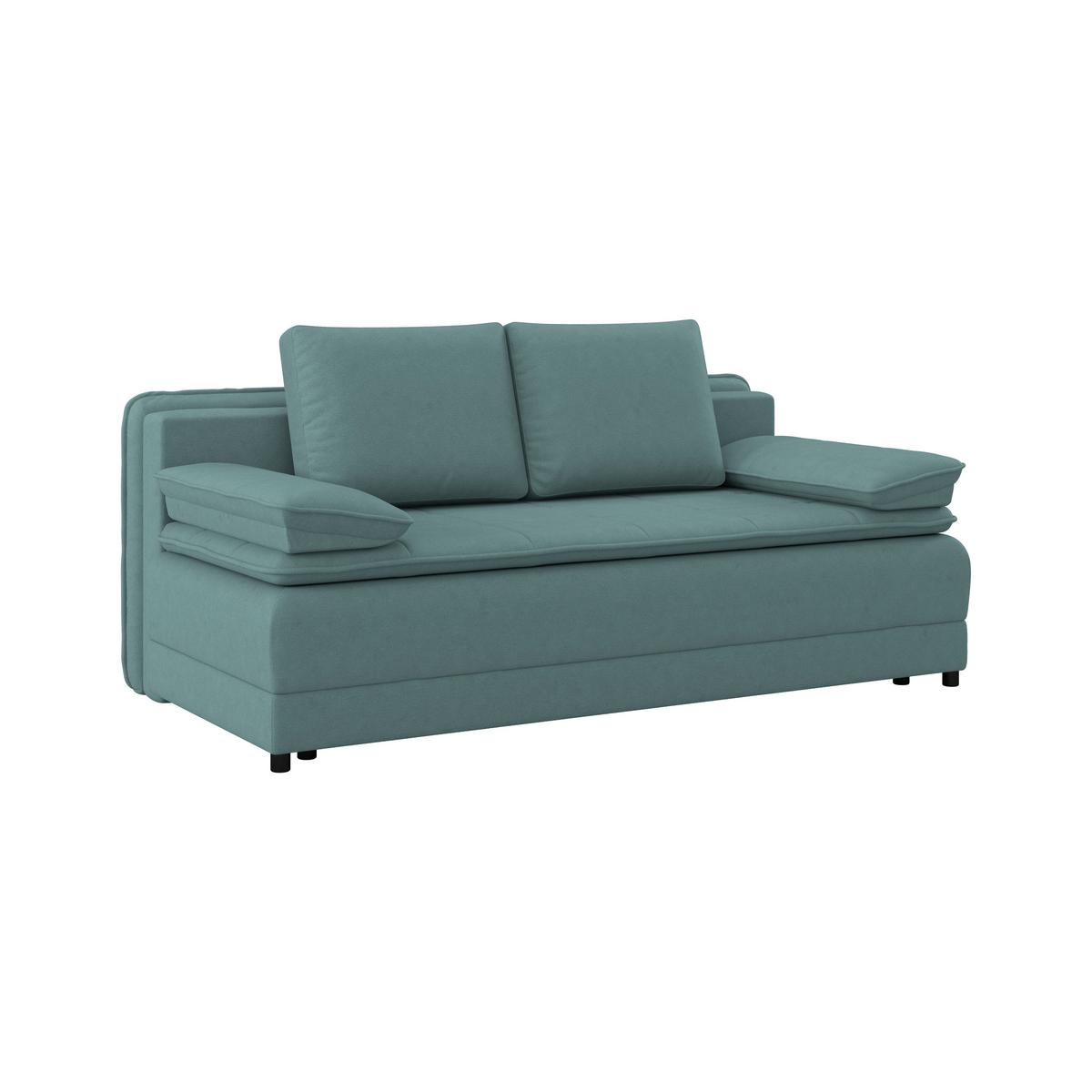 Canapea extensibila ALICE - albastru deschis, Modern, textil (202/73-92/105cm) - Modern Living