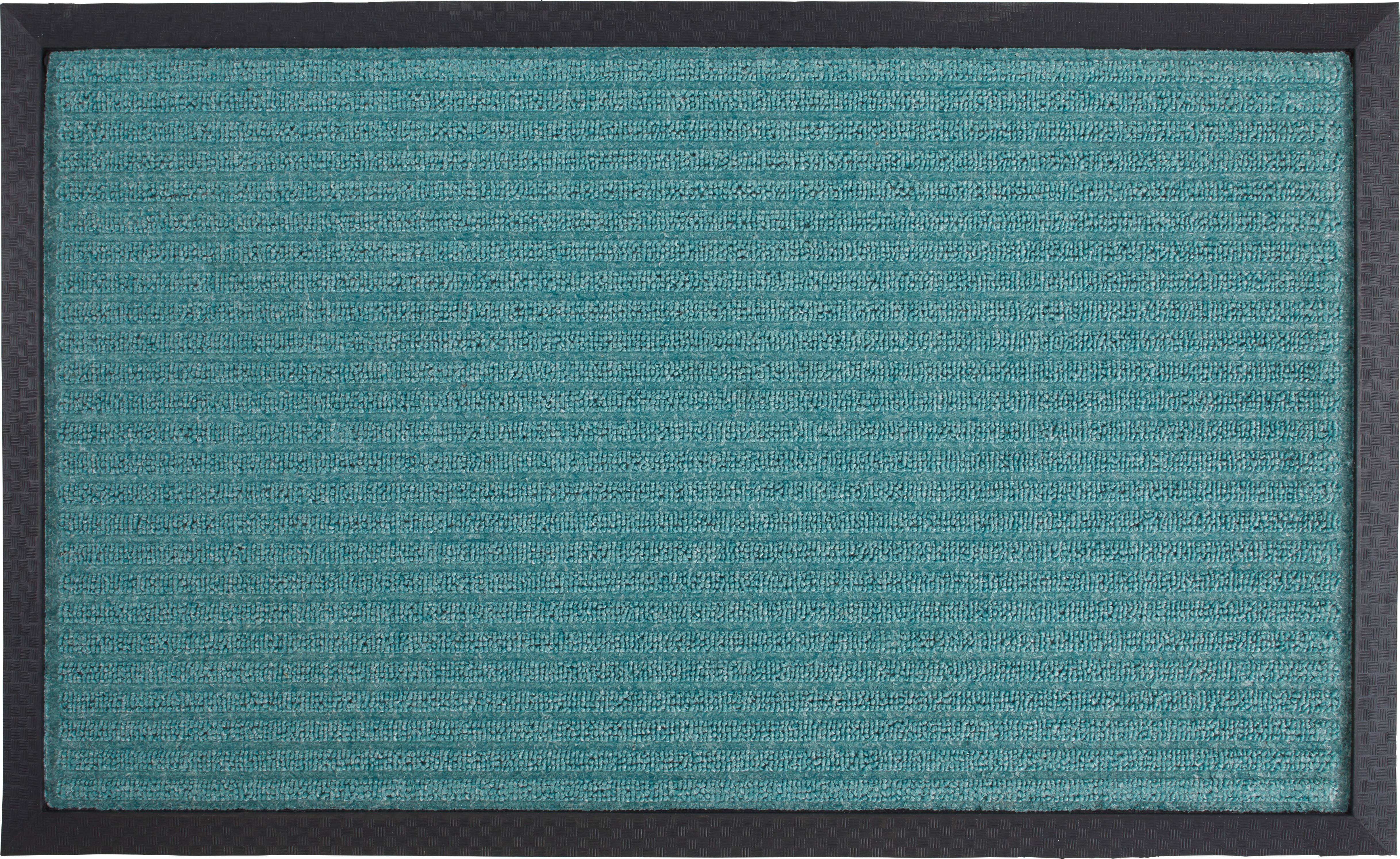 Fußmatte Ingo 1 in diversen Farben - Schwarz/Braun, MODERN, Kunststoff (25/60cm) - Mömax