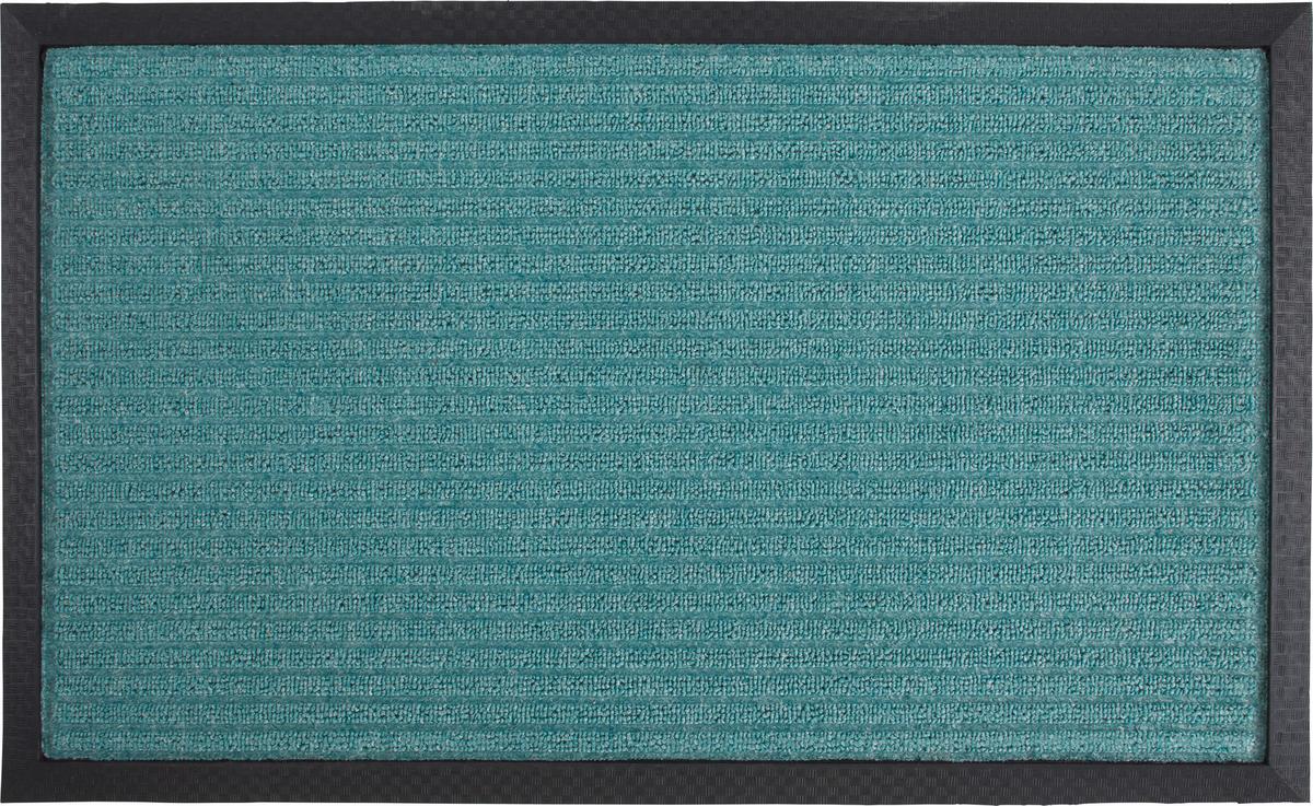 Lábtörlő Ingo 25/60cm - barna/fekete, Modern, műanyag (25/60cm) - Mömax