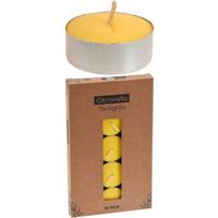 Teamécses Szett Citronella - sárga, természetes anyagok/fém (3,8/1,6cm)