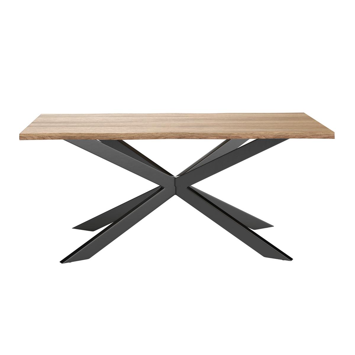 Tischplatte Noah Akaziefarben ca.100x200cm - Akaziefarben, Modern, Holz/Metall (200/100/3,8cm) - Mömax