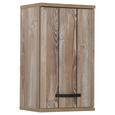 Oberschrank Kieferfarben - Dunkelgrau/Schwarz, MODERN, Holzwerkstoff/Kunststoff (41/69/29cm) - Mömax modern living