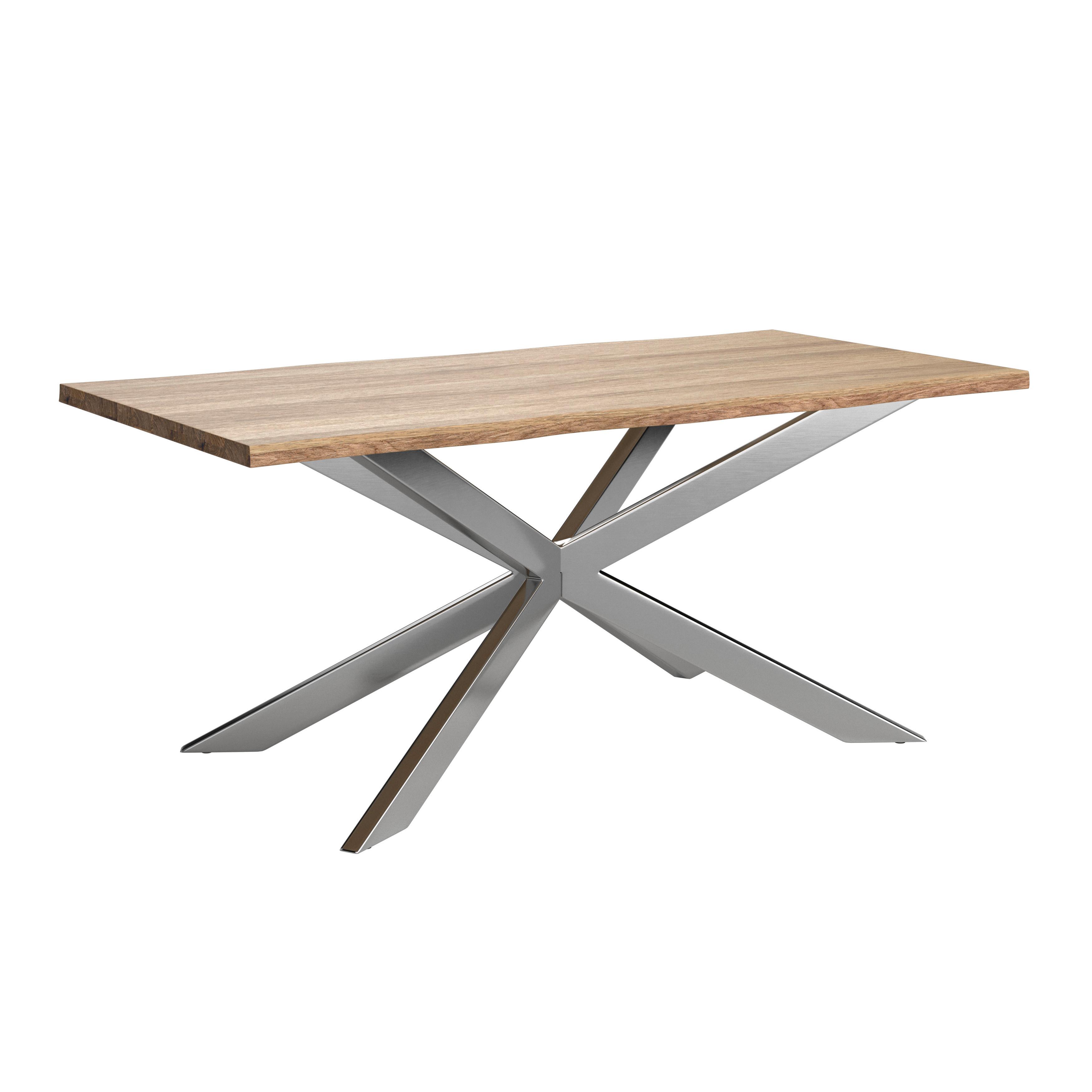 BORDSSKIVA NOAH - akaciefärgad, Modern, trä (160/3,8/90cm) - Mömax
