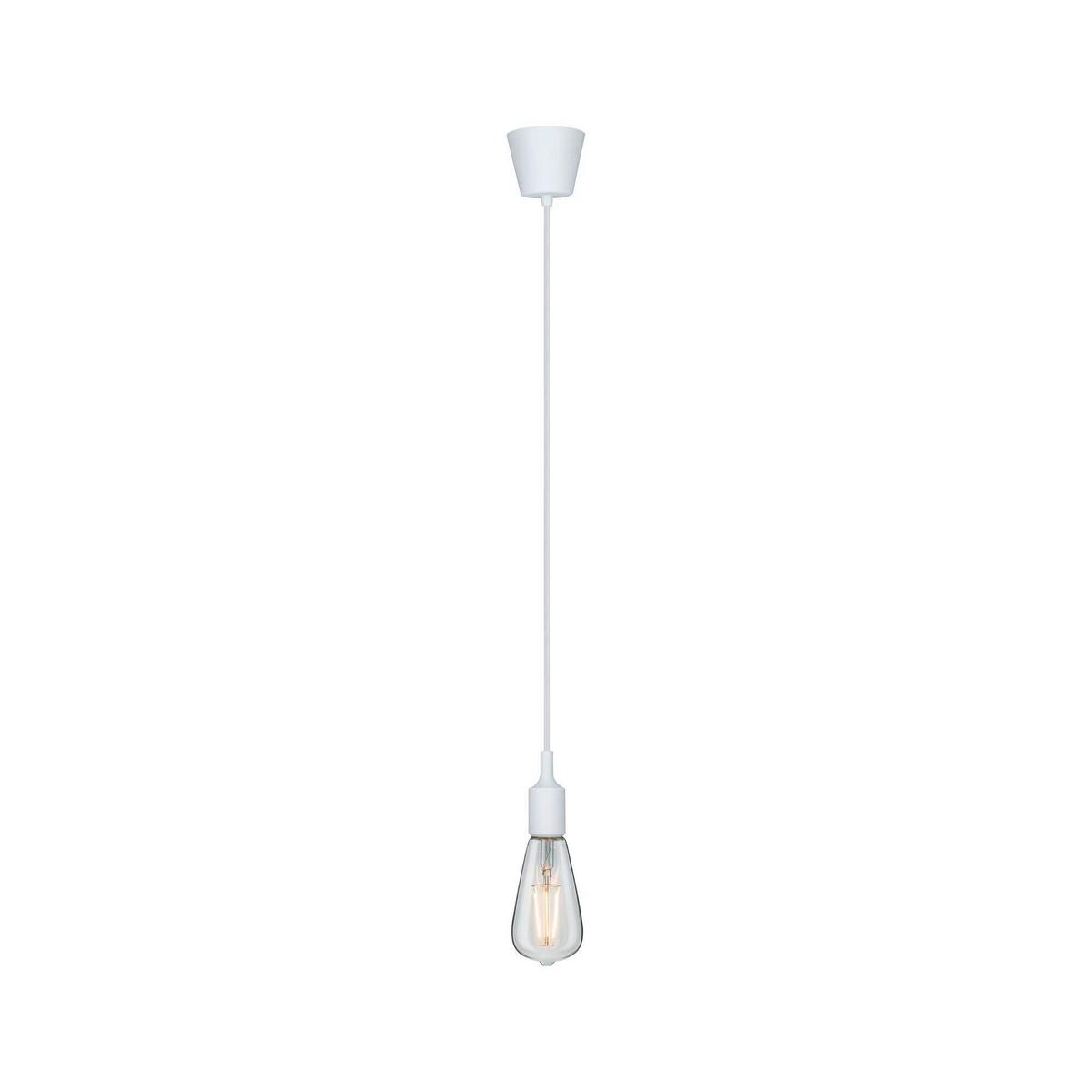 Hängeleuchte Ketil in Weiß max. 60 Watt - Weiß, Basics, Kunststoff (9,2/200,0cm) - Paulmann