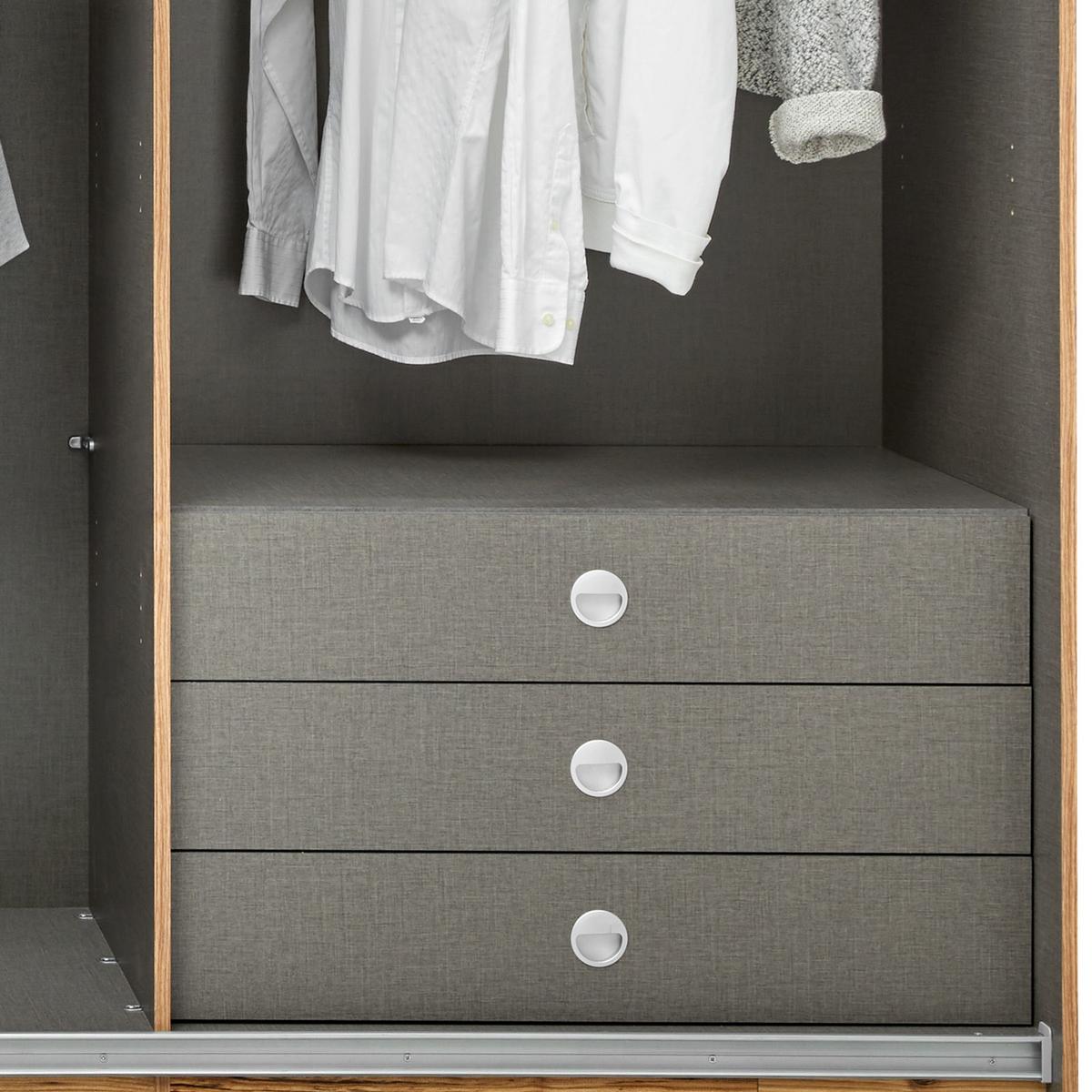 Unutarnji Ladičar Alicante - siva, Basics, drvni materijal (82,5/49/48,5cm) - Modern Living
