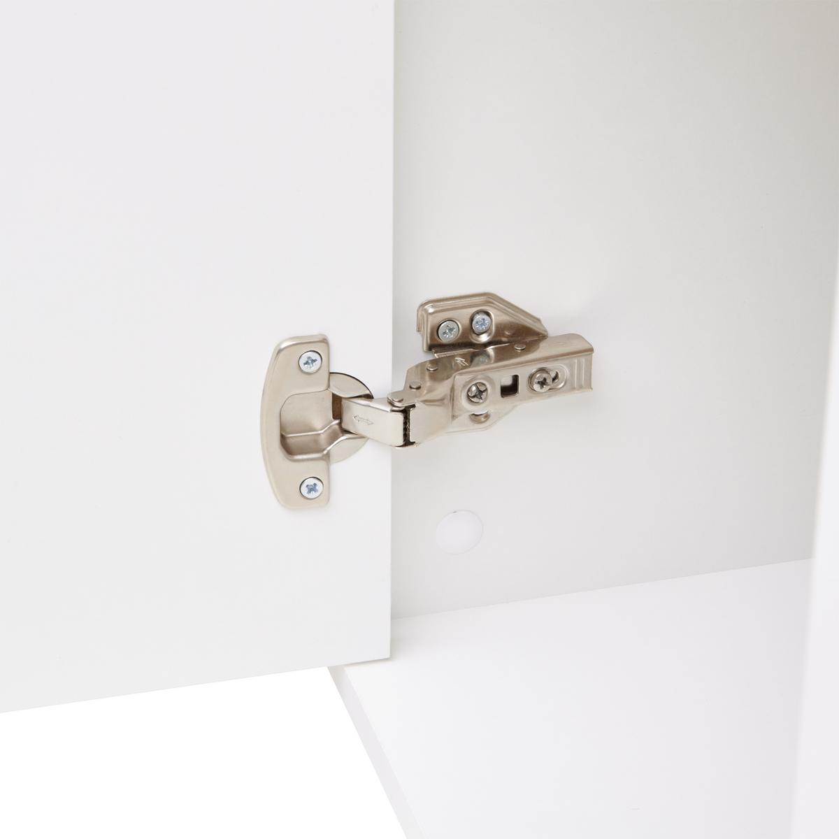 Element Ispod Umivaonika Milano - bijela/boje kroma, Moderno, drvni materijal/metal (80/64/40cm) - Mömax