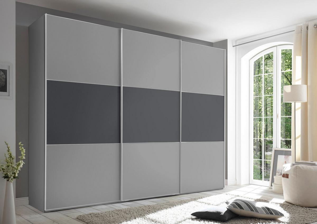 Ormar S Kliznim Vratima Includo - siva/antracit, Moderno (298/222/68cm) - Premium Living