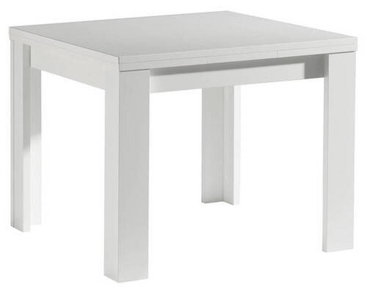 Masă extensibilă MONZI 80X60 - alb, Modern, material pe bază de lemn (80-136/78/60cm) - Mömax