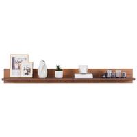 Stenska Polica Ontario, Barva Hrasta - barve hrasta, Trend, leseni material (160/18/21,60cm) - Modern Living