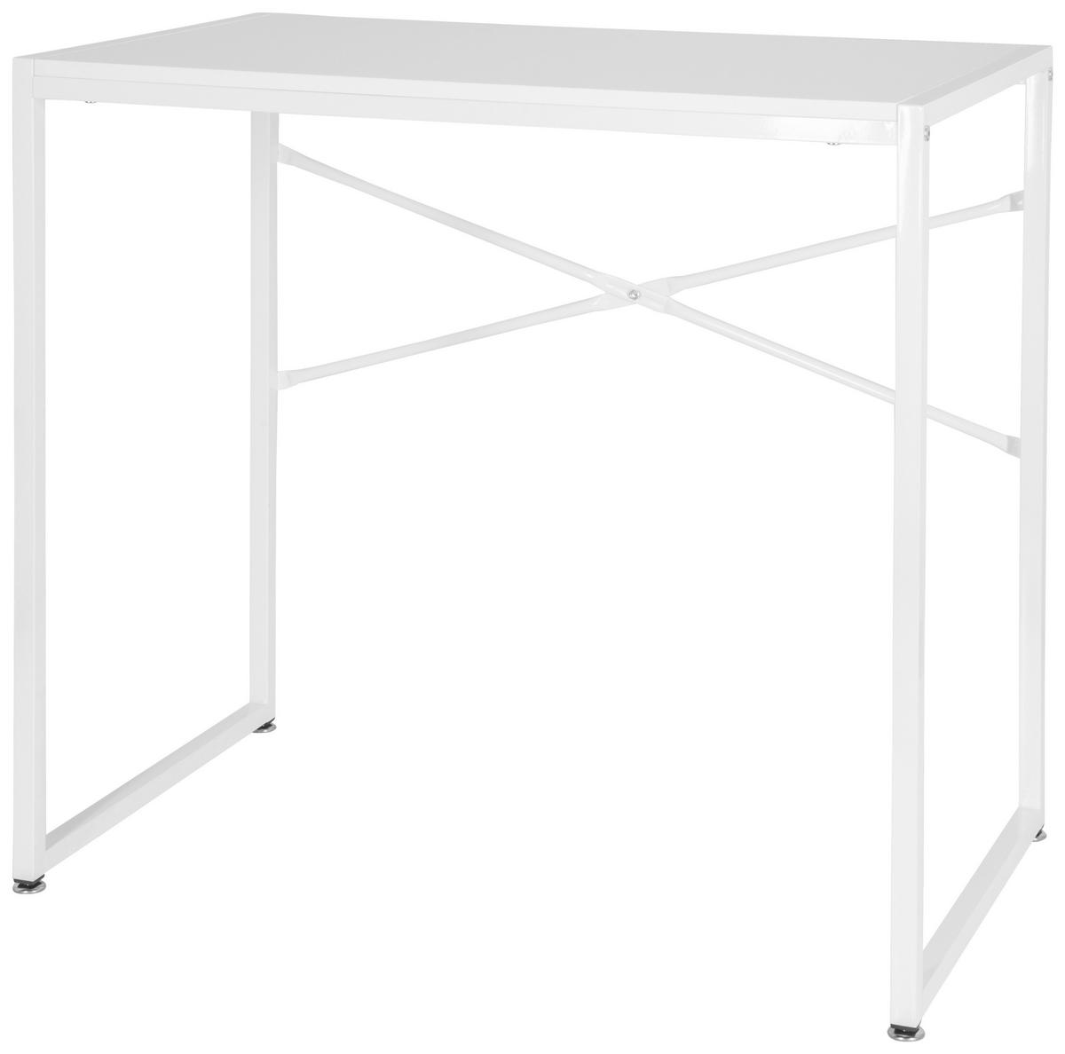 Pisalna Miza Easy Up I, Bela - bela, Moderno, kovina/leseni material (78/46/76cm) - MID.YOU
