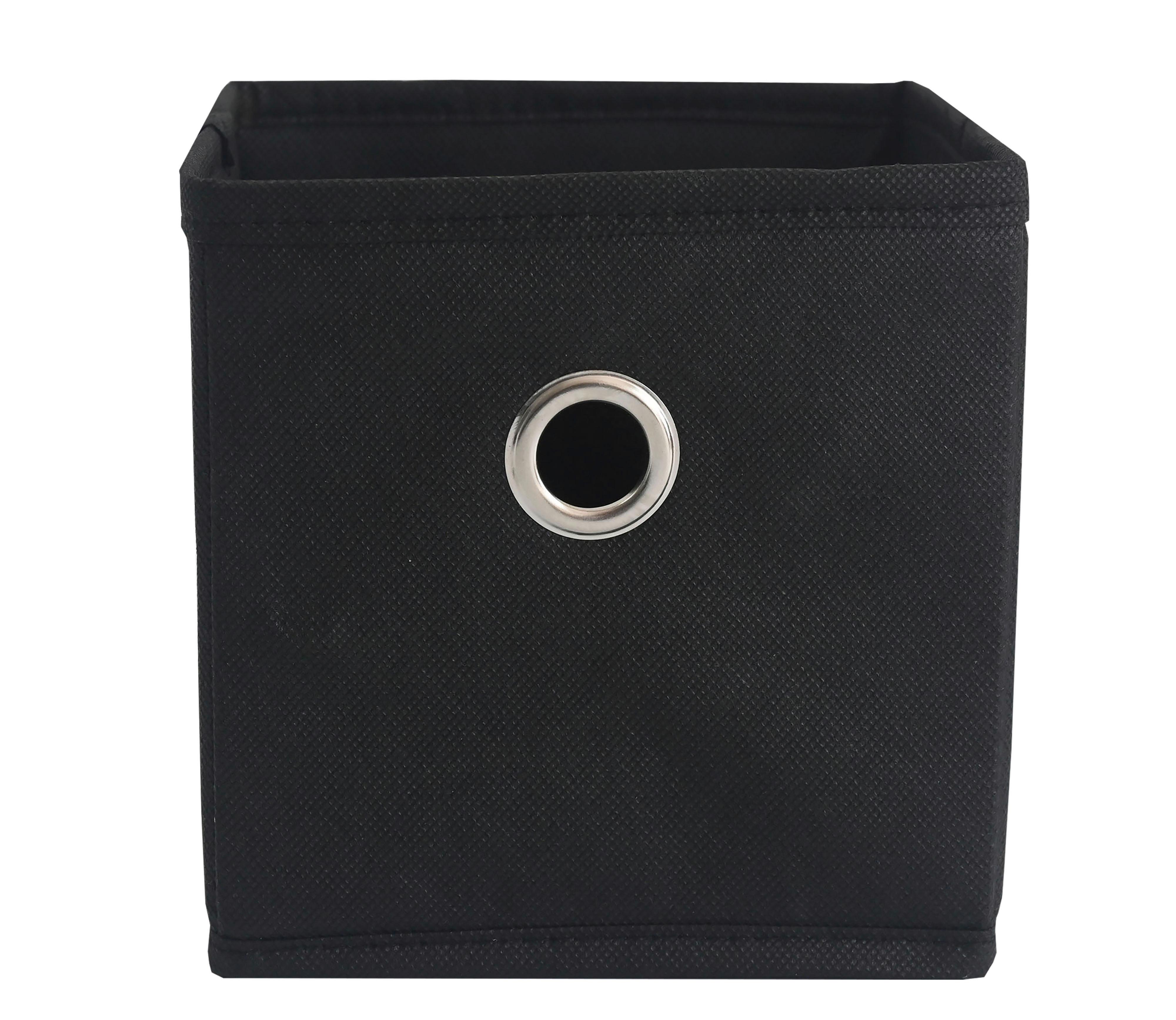 VOUWDOOS PHOEBE -EXT- - Zwart, Konventionell, Karton/Textiel (15/15/15cm) - Based