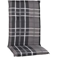 Hochlehner-Auflagen Beckley 4 er-Set ca.118x50cm Anthr./Grau - Anthrazit/Grau, Basics, Textil (118/50/6cm) - Gardenson