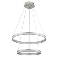 LED-HÄNGELEUCHTE 32000202 MARY - Klar/Weiss, Design, Kunststoff/Metall (59,5/120cm) - Globo