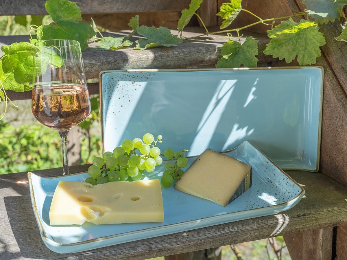 Set Pladnjev Za Serviranje Lightblue, 2-Delni - pastelno modra, Trend, keramika (16,5/33cm) - Creatable