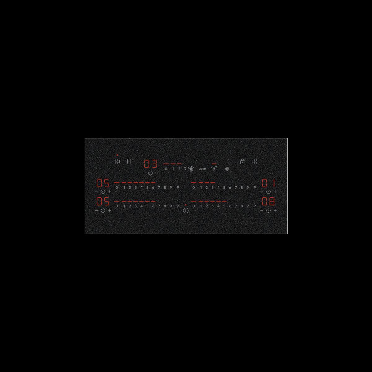 PŁYTA KUCHENNA Z WYCIĄGIEM XCD6847AS  -TOP- - czarny, Basics, szkło (83/21,2/52cm) - AEG