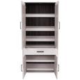 Garderobna Omara Provence - bron/wenge, Moderno, kovina/leseni material (98/200/42cm) - Zandiara Garderobna Omara Provence - bron/wenge, Moderno, kovina/leseni material (98/200/42cm) - Zandiara