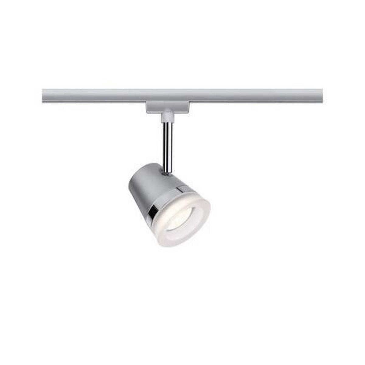 Schienensystem-Strahler Spot Cone max. 5 Watt - Chromfarben, Basics, Kunststoff/Metall (8,5/18,5cm) - Paulmann