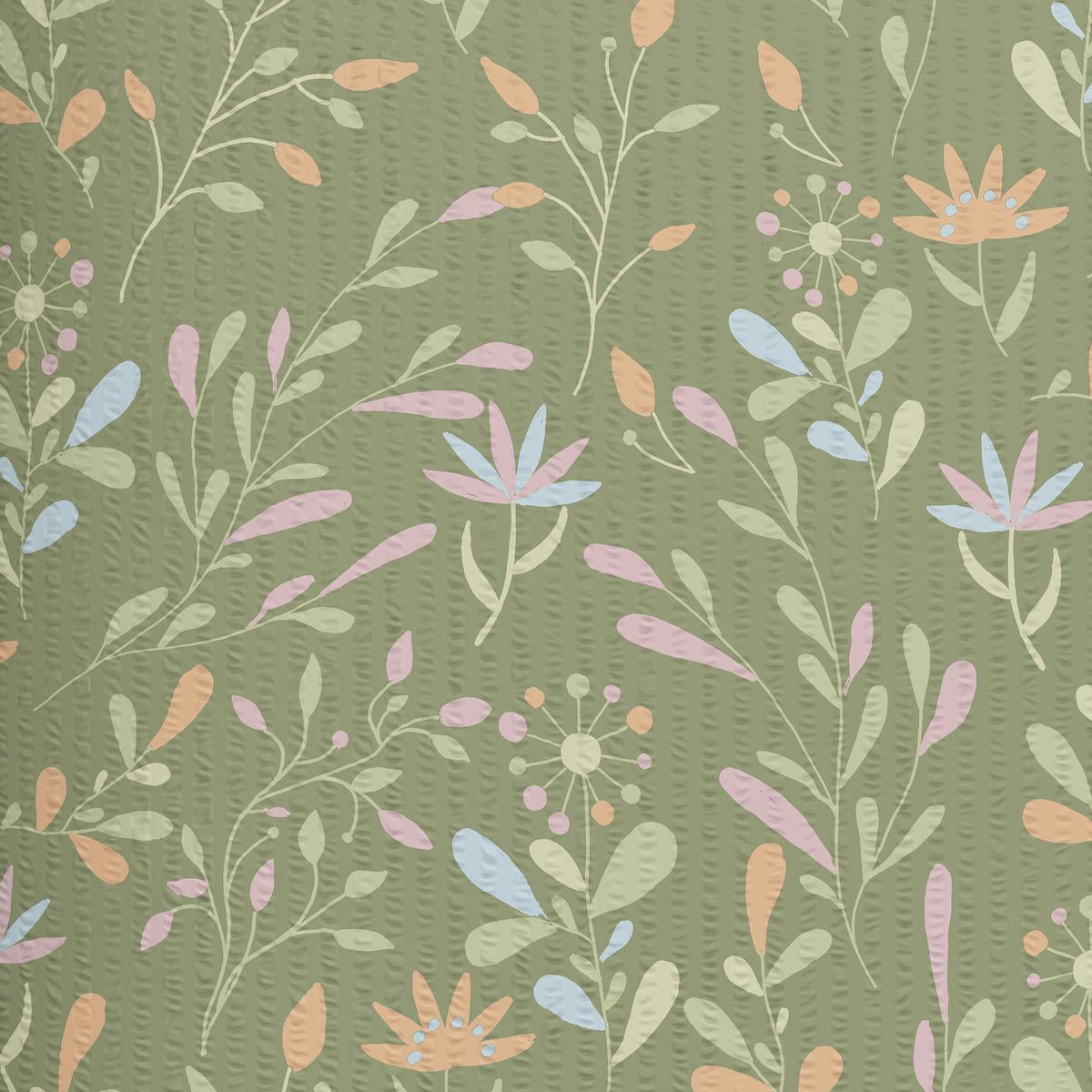 BETTWÄSCHESET MARINA - Grün, Konventionell, Textil (160/210cm) - Mömax