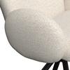 STOL MED ARMSTÖD JOSEA - svart/cremefärgad, Modern, metall/trä (64/85/63cm) - Bessagi Home